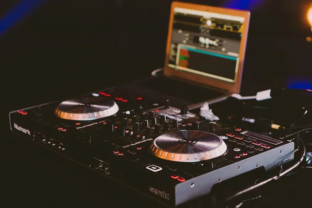 audio, disc jockey, dj turntable, laptop, modern, music, sound mixer, studio, technology, brown computer, brown technology, brown music, brown laptop, disc jockey, disc jockey, disc jockey, disc jockey, disc jockey, dj turntable, dj turntable. What to include in a DJ business plan for peak season