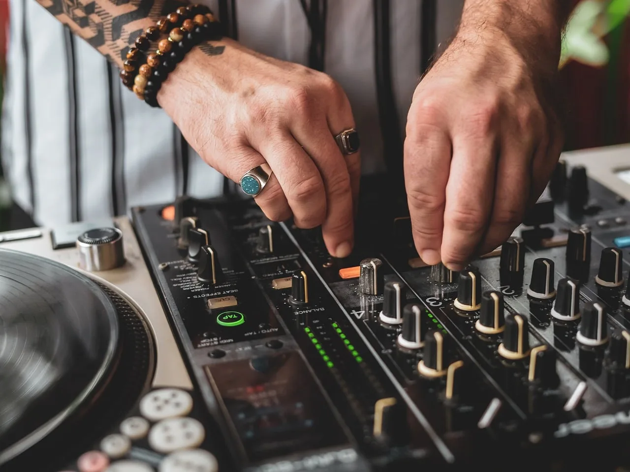dj, pioneer, rings, hands, close up, tattoo, music, vinyl, record. The DJ sop checklist that catches what audits miss