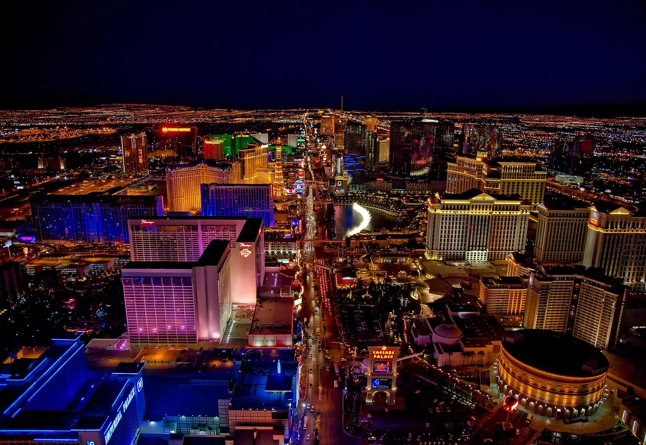 las vegas, nevada, cities, urban, skyline, buildings, downtown, cityscape, destinations, vacation, holiday, gambling, casinos, hotels, entertainment, hdr, attractions, tourism, las vegas strip, landmarks, historic, famous, lights, night, evening, nighttime, glow, aerial view, las vegas, las vegas, las vegas, las vegas, las vegas. Las Vegas DJ gig prep: venue questions and setup checks