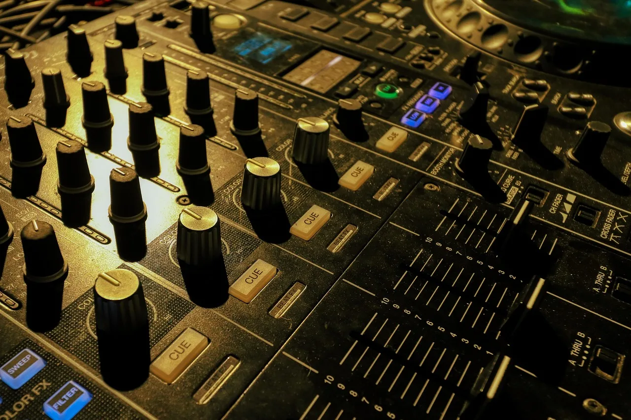 mixer, sound, dj, sound studio, music, audio, music studio, volume, recording, controller, stereo, teacher's desk, sound mixer, equipment. Owning a DJ startup: the guide most business plans skip